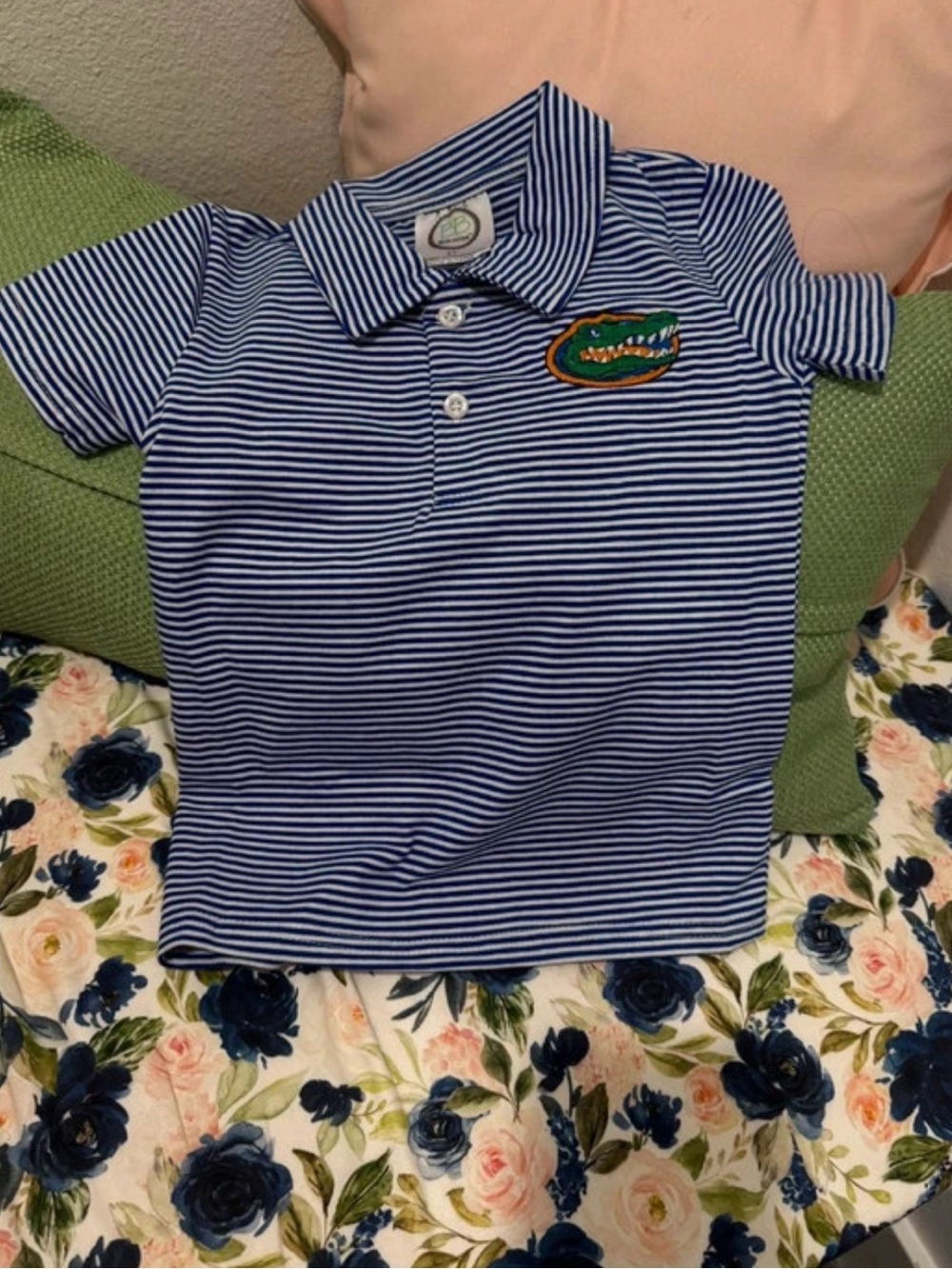 Toddler Florida Gators Striped Polo Shirt Size 3T NWOT!!!!